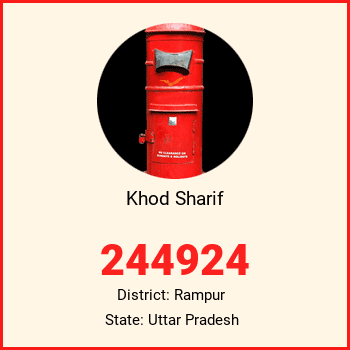 Khod Sharif pin code, district Rampur in Uttar Pradesh