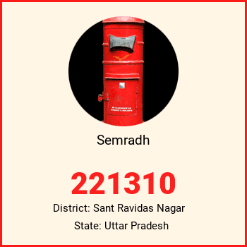 Semradh pin code, district Sant Ravidas Nagar in Uttar Pradesh