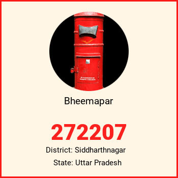 Bheemapar pin code, district Siddharthnagar in Uttar Pradesh