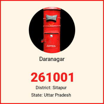 Daranagar pin code, district Sitapur in Uttar Pradesh