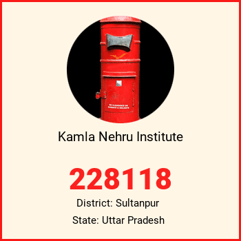 Kamla Nehru Institute pin code, district Sultanpur in Uttar Pradesh