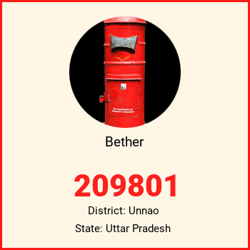 Bether pin code, district Unnao in Uttar Pradesh