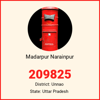 Madarpur Narainpur pin code, district Unnao in Uttar Pradesh