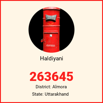 Haldiyani pin code, district Almora in Uttarakhand