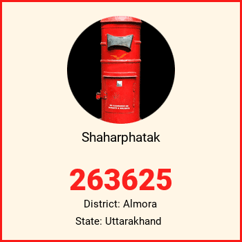 Shaharphatak pin code, district Almora in Uttarakhand