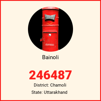 Bainoli pin code, district Chamoli in Uttarakhand