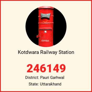 Kotdwara Railway Station pin code, district Pauri Garhwal in Uttarakhand