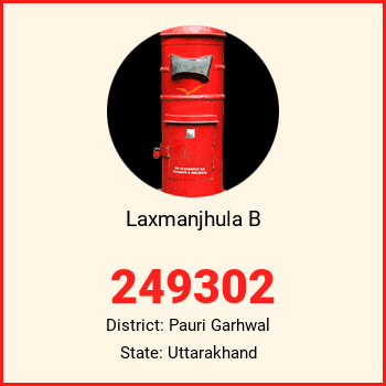 Laxmanjhula B pin code, district Pauri Garhwal in Uttarakhand
