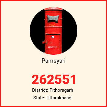 Pamsyari pin code, district Pithoragarh in Uttarakhand