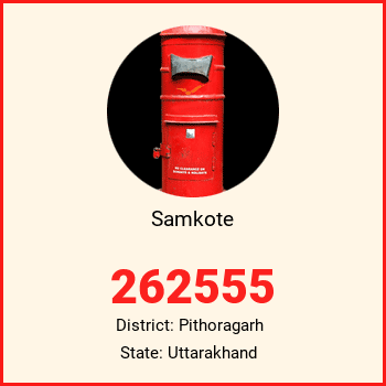 Samkote pin code, district Pithoragarh in Uttarakhand