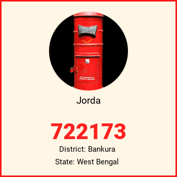 Jorda pin code, district Bankura in West Bengal