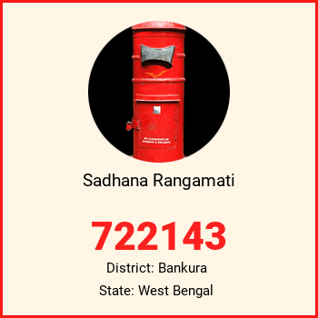 Sadhana Rangamati pin code, district Bankura in West Bengal