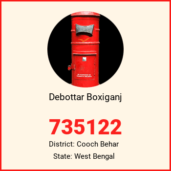 Debottar Boxiganj pin code, district Cooch Behar in West Bengal