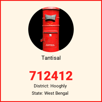 Tantisal pin code, district Hooghly in West Bengal