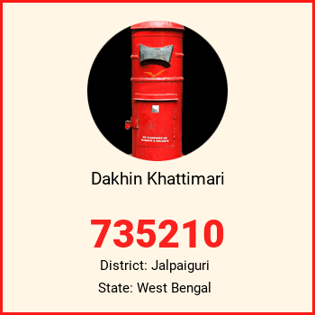Dakhin Khattimari pin code, district Jalpaiguri in West Bengal