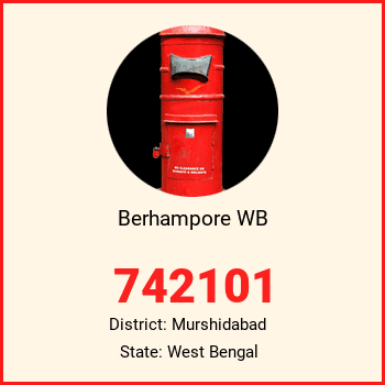 Berhampore WB pin code, district Murshidabad in West Bengal