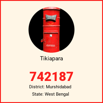 Tikiapara pin code, district Murshidabad in West Bengal