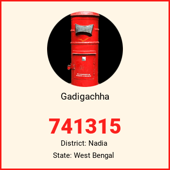 Gadigachha pin code, district Nadia in West Bengal