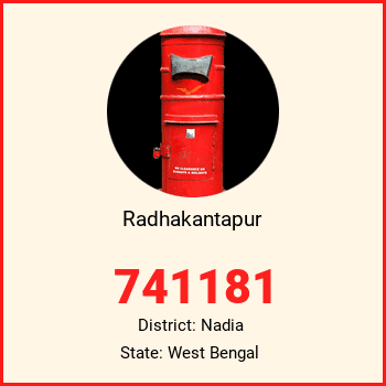 Radhakantapur pin code, district Nadia in West Bengal