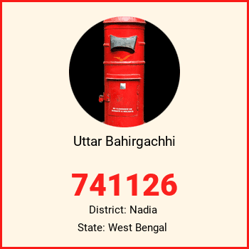 Uttar Bahirgachhi pin code, district Nadia in West Bengal