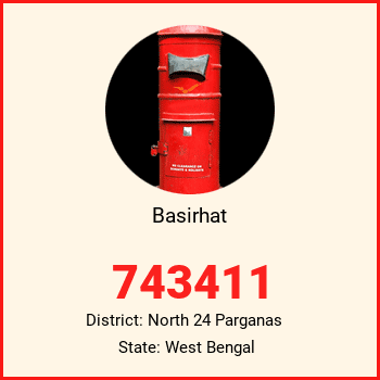 Basirhat pin code, district North 24 Parganas in West Bengal