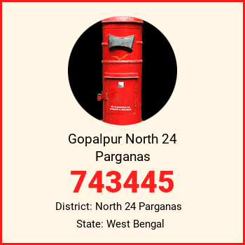 Gopalpur North 24 Parganas pin code, district North 24 Parganas in West Bengal