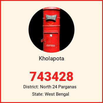 Kholapota pin code, district North 24 Parganas in West Bengal
