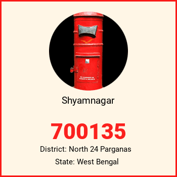 Shyamnagar pin code, district North 24 Parganas in West Bengal