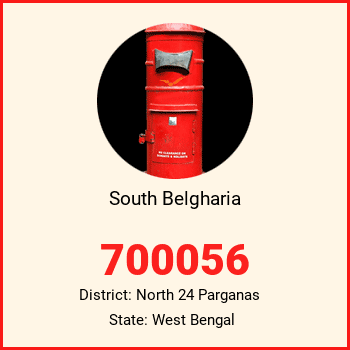 South Belgharia pin code, district North 24 Parganas in West Bengal