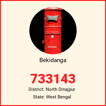 Bekidanga pin code, district North Dinajpur in West Bengal