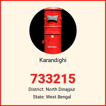 Karandighi pin code, district North Dinajpur in West Bengal