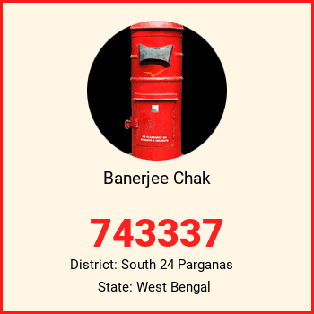 Banerjee Chak pin code, district South 24 Parganas in West Bengal