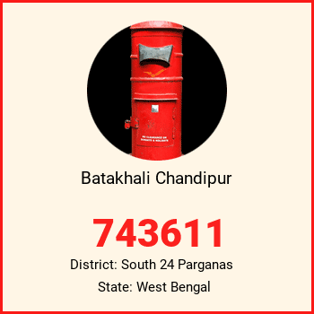Batakhali Chandipur pin code, district South 24 Parganas in West Bengal