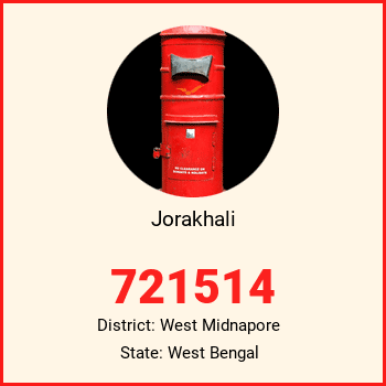 Jorakhali pin code, district West Midnapore in West Bengal