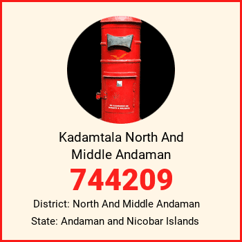 Kadamtala North And Middle Andaman pin code, district North And Middle Andaman in Andaman and Nicobar Islands