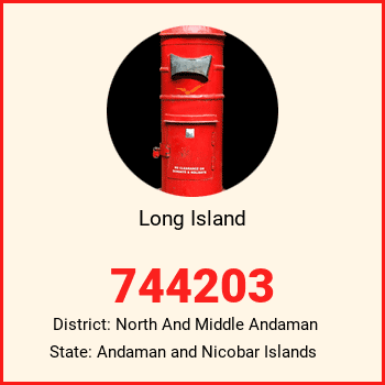 Long Island pin code, district North And Middle Andaman in Andaman and Nicobar Islands