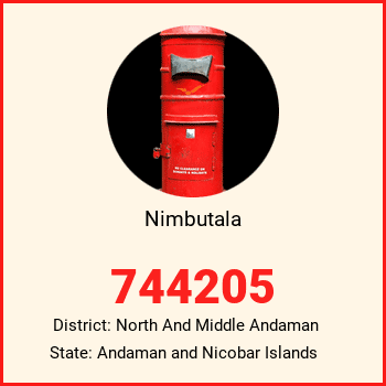 Nimbutala pin code, district North And Middle Andaman in Andaman and Nicobar Islands