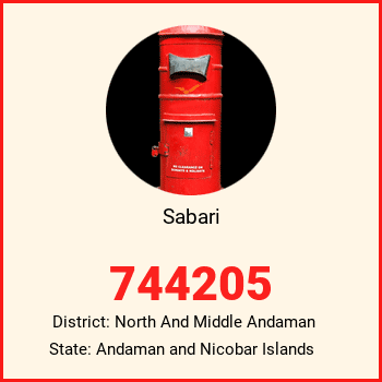 Sabari pin code, district North And Middle Andaman in Andaman and Nicobar Islands