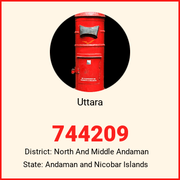 Uttara pin code, district North And Middle Andaman in Andaman and Nicobar Islands