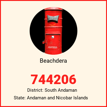 Beachdera pin code, district South Andaman in Andaman and Nicobar Islands