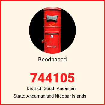 Beodnabad pin code, district South Andaman in Andaman and Nicobar Islands