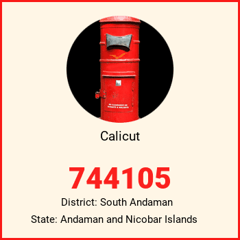 Calicut pin code, district South Andaman in Andaman and Nicobar Islands