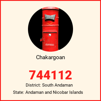 Chakargoan pin code, district South Andaman in Andaman and Nicobar Islands