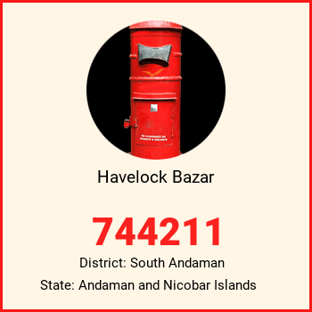 Havelock Bazar pin code, district South Andaman in Andaman and Nicobar Islands
