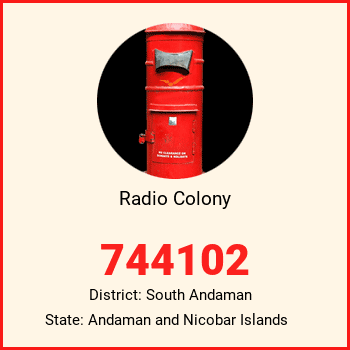 Radio Colony pin code, district South Andaman in Andaman and Nicobar Islands
