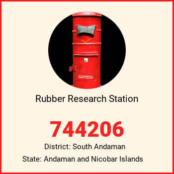 Rubber Research Station pin code, district South Andaman in Andaman and Nicobar Islands