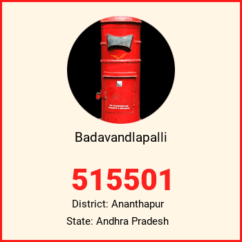 Badavandlapalli pin code, district Ananthapur in Andhra Pradesh