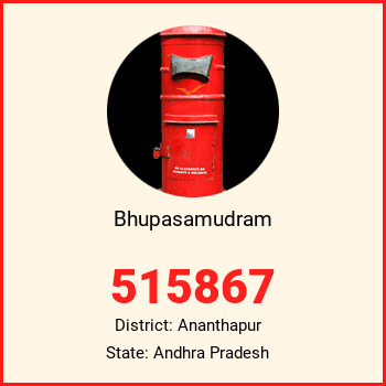 Bhupasamudram pin code, district Ananthapur in Andhra Pradesh