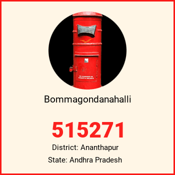 Bommagondanahalli pin code, district Ananthapur in Andhra Pradesh