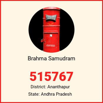 Brahma Samudram pin code, district Ananthapur in Andhra Pradesh